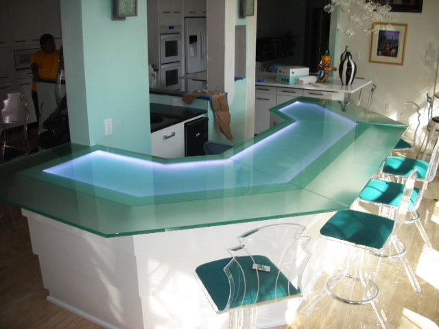 glass top